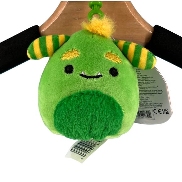 Squishmallow Callum the Monster Halloween Plush Stuffed Animal with Clip 3.5” - Picture 1 of 11